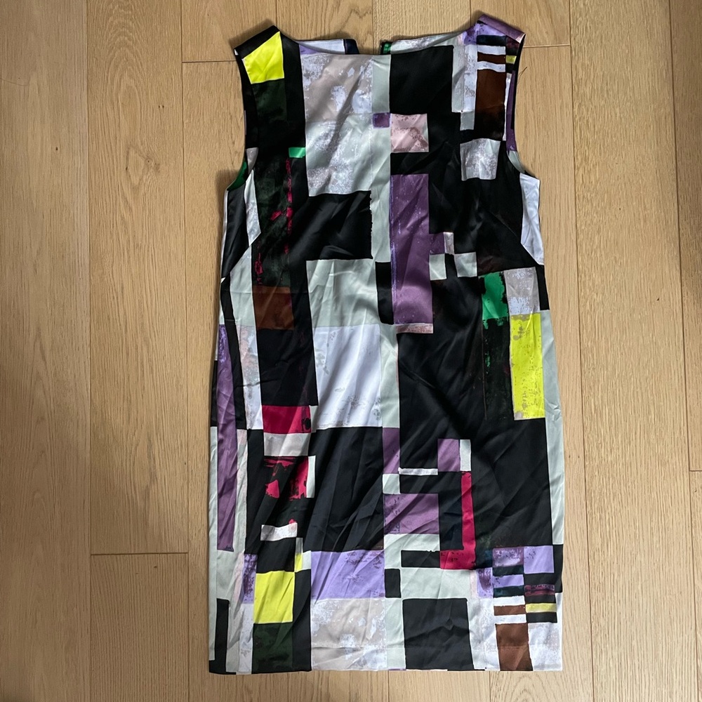 Rachel Roy Colorful Geometric Pattern Mini Dress